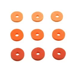 Cheapest 👍 12 Pack: Orange PVC Rondelle Spacer Heishi Beads, 5.8mm by Bead Landing™ 👍 -Deals Bead Landing Store 10665013 2 1