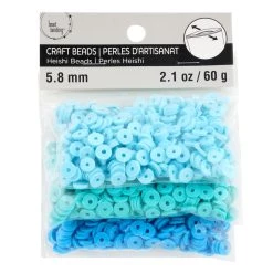 Promo ⭐ Turquoise PVC Rondelle Spacer Heishi Beads, 5.8mm by Bead Landing™ 🧨