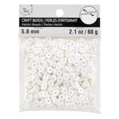 Outlet 🧨 12 Pack: White PVC Rondelle Spacer Heishi Beads, 5.8mm by Bead Landing™ 🔥