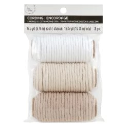 Best Pirce 🛒 3mm White Cotton Macramé Cords by Bead Landing™ 🌟