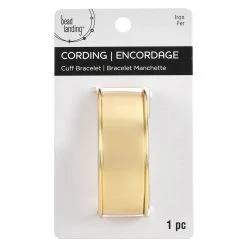 Wholesale ๐ 2.5" Gold Cuff Bracelet with Inlay by Bead Landing™ ๐ฅ