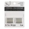 Brand new ❤️ 12 Packs: 2 ct. (24 total) 20mm Rhodium Magnetic Clasps by Bead Landing™ 🤩