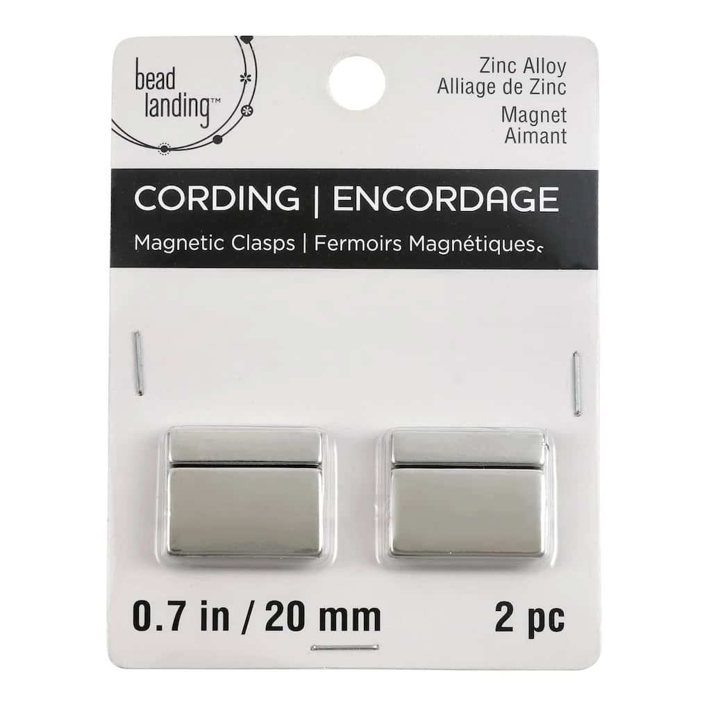 Best Pirce ๐ฅ 20mm Rhodium Magnetic Clasps by Bead Landing™ ๐ 3 Best Pirce ๐ฅ 20mm Rhodium Magnetic Clasps by Bead Landing™ ๐