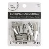 Buy 💯 20mm Rhodium Ribbon Crimps by Bead Landing™ 🌟 -Deals Bead Landing Store 10665897 1