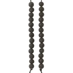 Buy 🥰 Black Large Hole Lava Round Beads by Bead Landing™, 10mm 🥰 -Deals Bead Landing Store 10665961 30