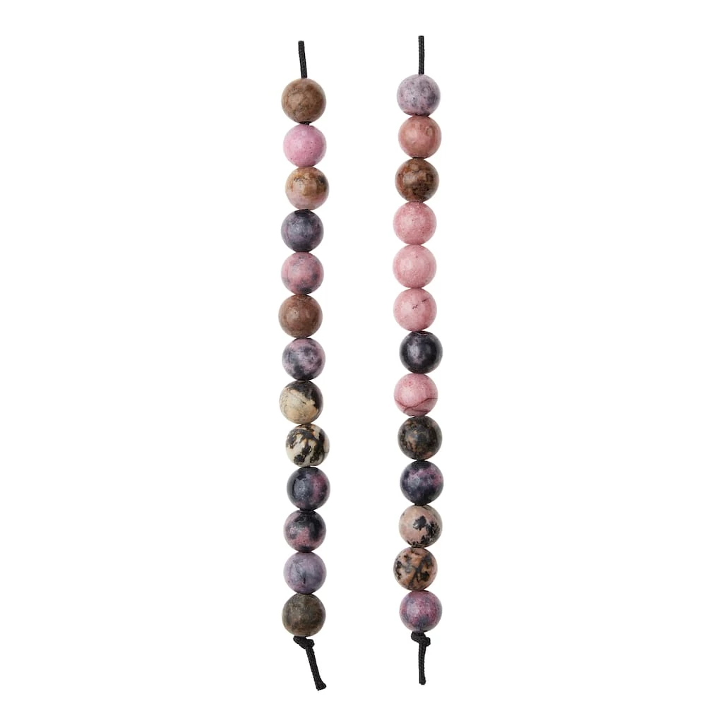 Flash Sale 👍 Pink Rhodonite Round Beads, 10mm by Bead Landing™ ✨ 5 Flash Sale 👍 Pink Rhodonite Round Beads, 10mm by Bead Landing™ ✨ - Image 3