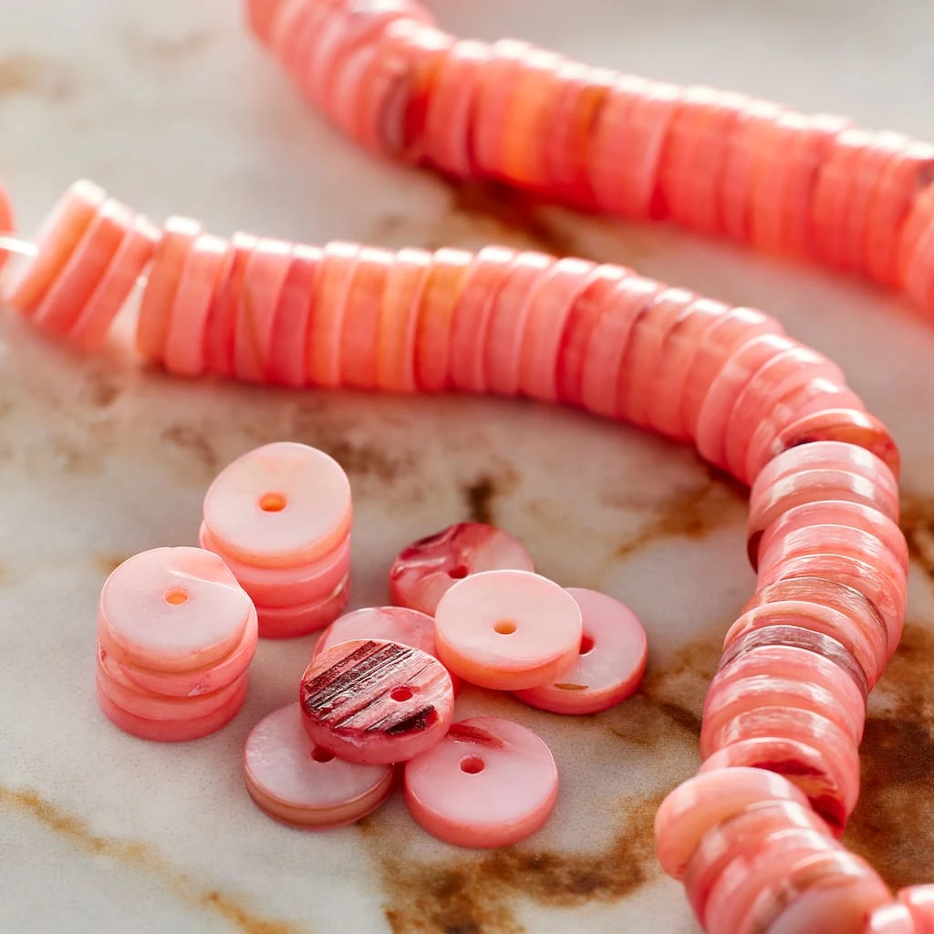 Best reviews of 🎁 12 Pack: Pink Shell Round Heishi Beads, 8mm by Bead Landing™ ❤️ 4 Best reviews of 🎁 12 Pack: Pink Shell Round Heishi Beads, 8mm by Bead Landing™ ❤️ - Image 2