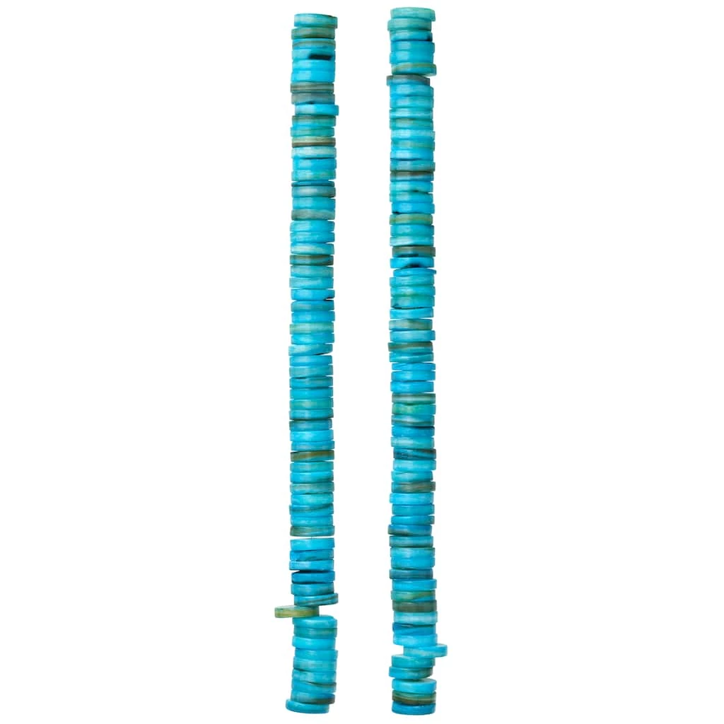 Top 10 😀 Aqua Shell Round Heishi Beads by Bead Landing™, 8mm 🎁 5 Top 10 😀 Aqua Shell Round Heishi Beads by Bead Landing™, 8mm 🎁 - Image 3