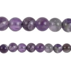 Best Pirce ⭐ 6 Pack: Purple Large Hole Amethyst Round Beads, 8mm by Bead Landing™ ⭐