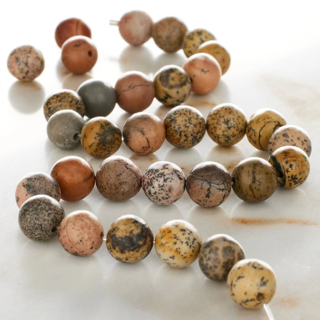 Buy 😉 12 Pack: Brown Artistic Jasper Round Beads, 8mm by Bead Landing™ 😀 4 Buy 😉 12 Pack: Brown Artistic Jasper Round Beads, 8mm by Bead Landing™ 😀 - Image 2