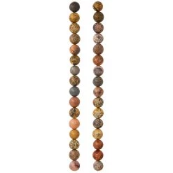 Promo ✨ Brown Artistic Jasper Round Beads, 8mm by Bead Landing™ 🥰 -Deals Bead Landing Store 10666121 30