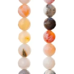 Best Sale 🌟 Fire Agate Faceted Round Beads, 10mm by Bead Landing™ ✔️