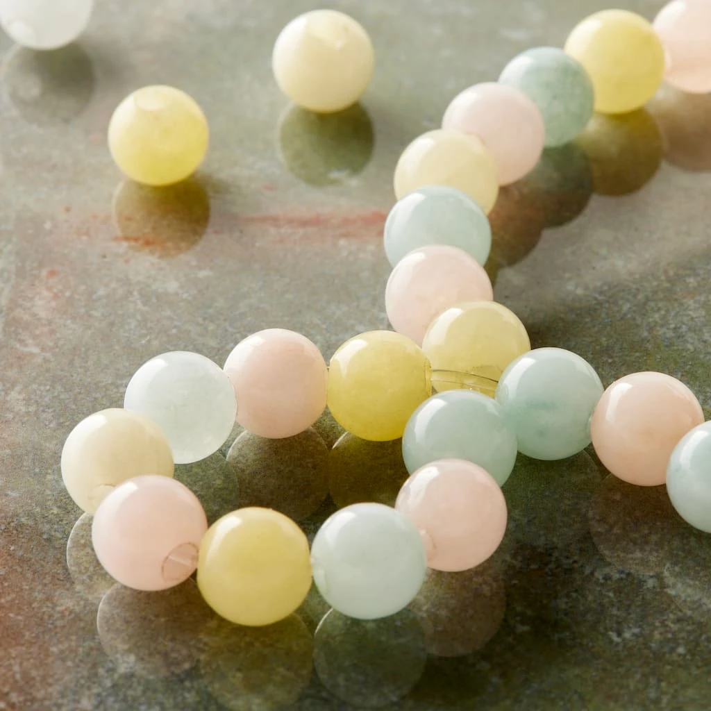 Budget 🧨 Morganite Round Beads, 8mm by Bead Landing™ ❤️ 4 Budget 🧨 Morganite Round Beads, 8mm by Bead Landing™ ❤️ - Image 2