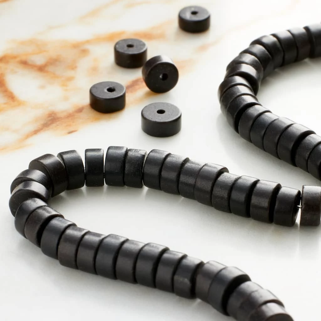 Best Sale ๐ฅ 12 Pack: Black Jasper Heishi Beads, 6mm by Bead Landing™ ๐งจ 4 Best Sale ๐ฅ 12 Pack: Black Jasper Heishi Beads, 6mm by Bead Landing™ ๐งจ - Image 2
