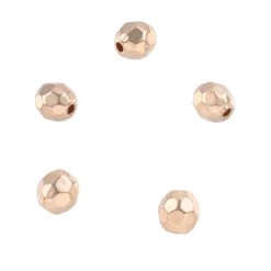 Promo 🔔 Rose Gold Faceted CCB Round Craft Beads, 5.5mm by Bead Landing™ 🔥 -Deals Bead Landing Store 10666349 1