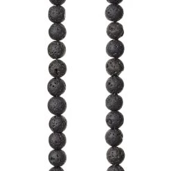 New ๐ Black Lava Round Beads by Bead Landing™, 6mm ๐ฅ