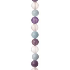 Budget 🛒 12 Pack: Pink, Lavender & Blue Mixed Round Beads, 8mm by Bead Landing™ ⭐