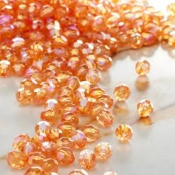 Discount 🎉 Orange Aurora Borealis Faceted Acrylic Round Craft Beads, 6mm by Bead Landing™ 👍 -Deals Bead Landing Store 10666372 20
