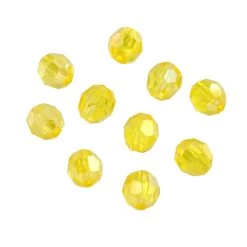 Brand new 🥰 12 Pack: Yellow Aurora Borealis Faceted Acrylic Round Craft Beads, 6mm by Bead Landing™ 🔔 -Deals Bead Landing Store 10666375 1 1