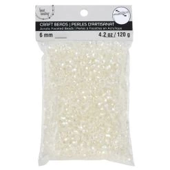 New 💯 Clear Aurora Borealis Faceted Acrylic Round Craft Beads by Bead Landing™, 6mm 💯 -Deals Bead Landing Store 10666392 2