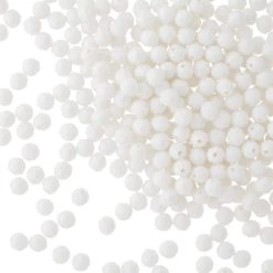 Flash Sale 🔥 White Faceted Acrylic Round Craft Beads by Bead Landing™, 8mm 🔥