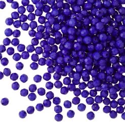 Budget 😉 Dark Blue Faceted Acrylic Round Craft Beads by Bead Landing™, 8mm 👏