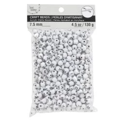 Wholesale ❤️ 12 Pack: Alphabet Acrylic Round Craft Beads by Bead Landing™, 7.5mm 🛒 -Deals Bead Landing Store 10666583 2 1
