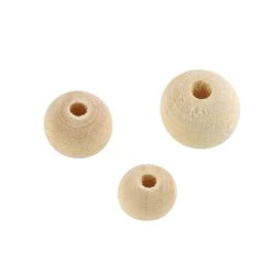 Deals 💯 Unfinished Wooden Round Beads by Bead Landing™ 🤩