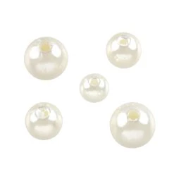 Flash Sale 😀 Ivory Plastic Pearl Round Beads by Bead Landing™ 🤩