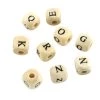 Flash Sale 👏 6 Pack: Alphabet Wooden Cube Beads, 9mm by Bead Leading™ by Bead Landing 🔔