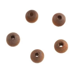 Brand new ⌛ 12 Pack: Dark Wooden Round Beads, 8mm by Bead Landing™ 🥰