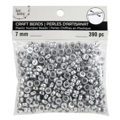Wholesale ✔️ 12 Packs: 390 ct. (4,680 total) Plastic Number Circle Craft Beads by Bead Landing™, 7mm ⭐ -Deals Bead Landing Store 10666620 1 1