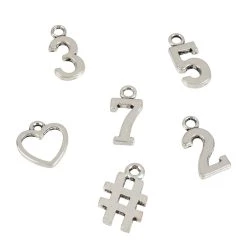 Top 10 🤩 Silver Metal Number Beads by Bead Landing™ 👏