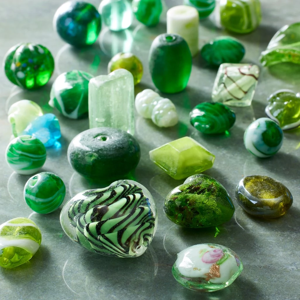 Discount โจ Green Mixed Lampwork Glass Craft Beads by Bead Landing™ ๐ 4 Discount โจ Green Mixed Lampwork Glass Craft Beads by Bead Landing™ ๐ - Image 2