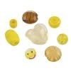 New 🎉 12 Pack: Yellow Mixed Lampwork Glass Craft Beads by Bead Landing™ 🌟