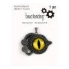 Top 10 🛒 Found Objects Yellow Eye Pendant by Bead Landing™ ✨ -Deals Bead Landing Store 10679349 2