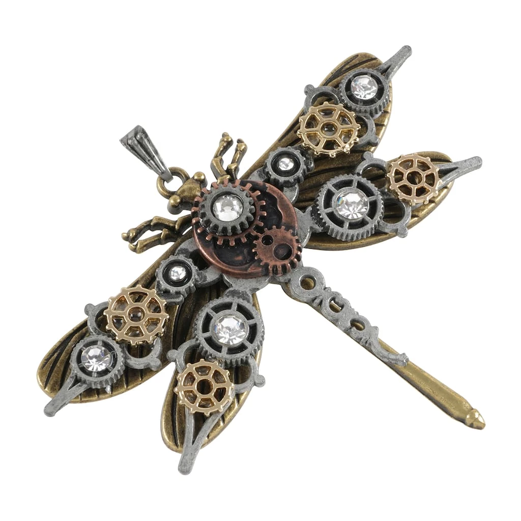 New ๐ 12 Pack: Found Objects Clockwork Dragonfly Pendant by Bead Landing™ ๐ 5 New ๐ 12 Pack: Found Objects Clockwork Dragonfly Pendant by Bead Landing™ ๐ - Image 3