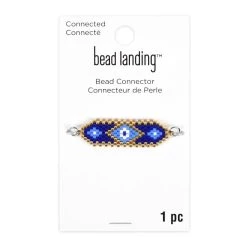 Coupon 🤩 Connected Delica Bead Evil Eye Connector by Bead Landing™ 🎉