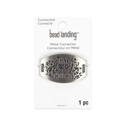 Best reviews of 🛒 Connected Silver Happy Thoughts Metal Connector by Bead Landing™ ⭐