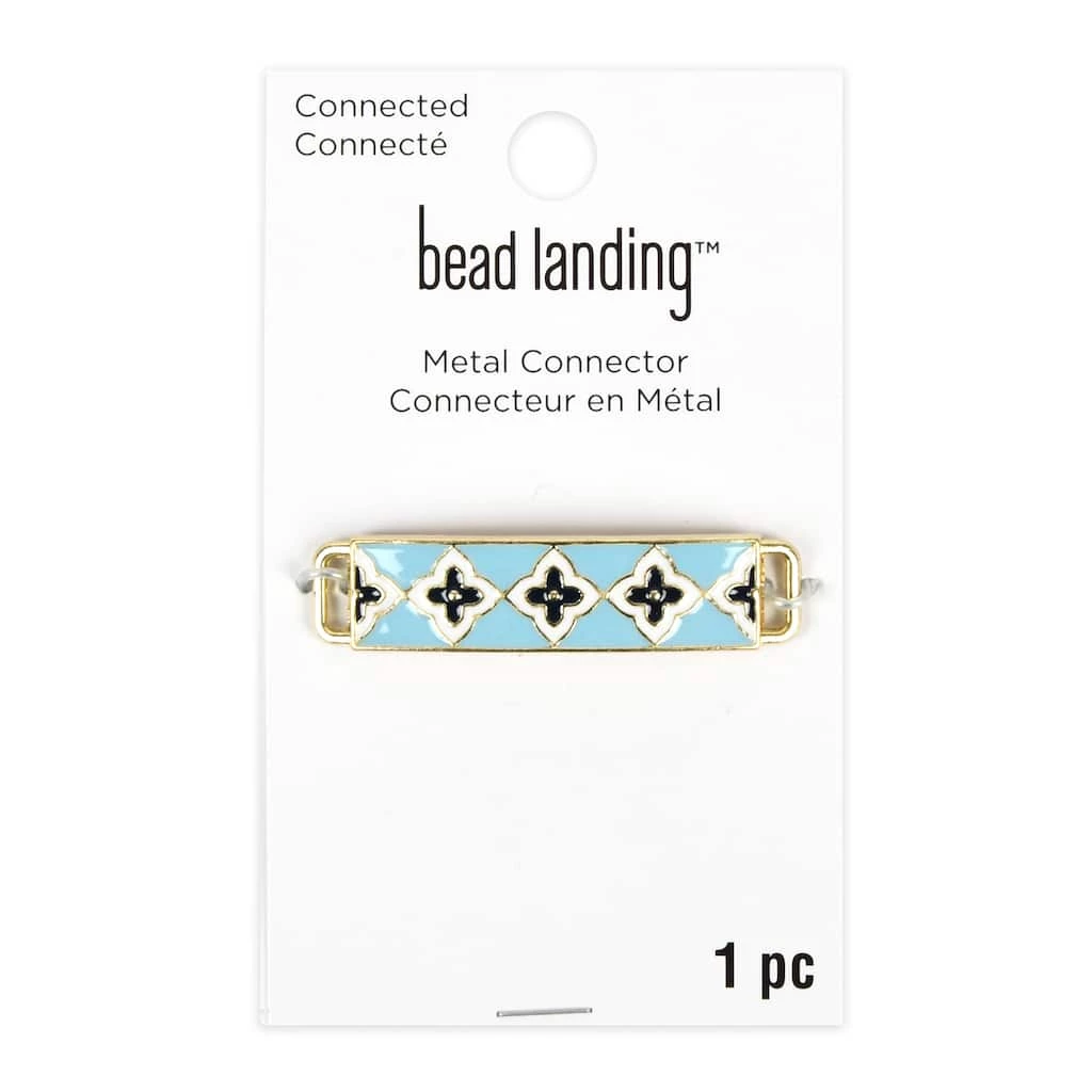 Deals 🌟 Connected Blue Tile Metal Connector by Bead Landing™ 🎁 3 Deals 🌟 Connected Blue Tile Metal Connector by Bead Landing™ 🎁