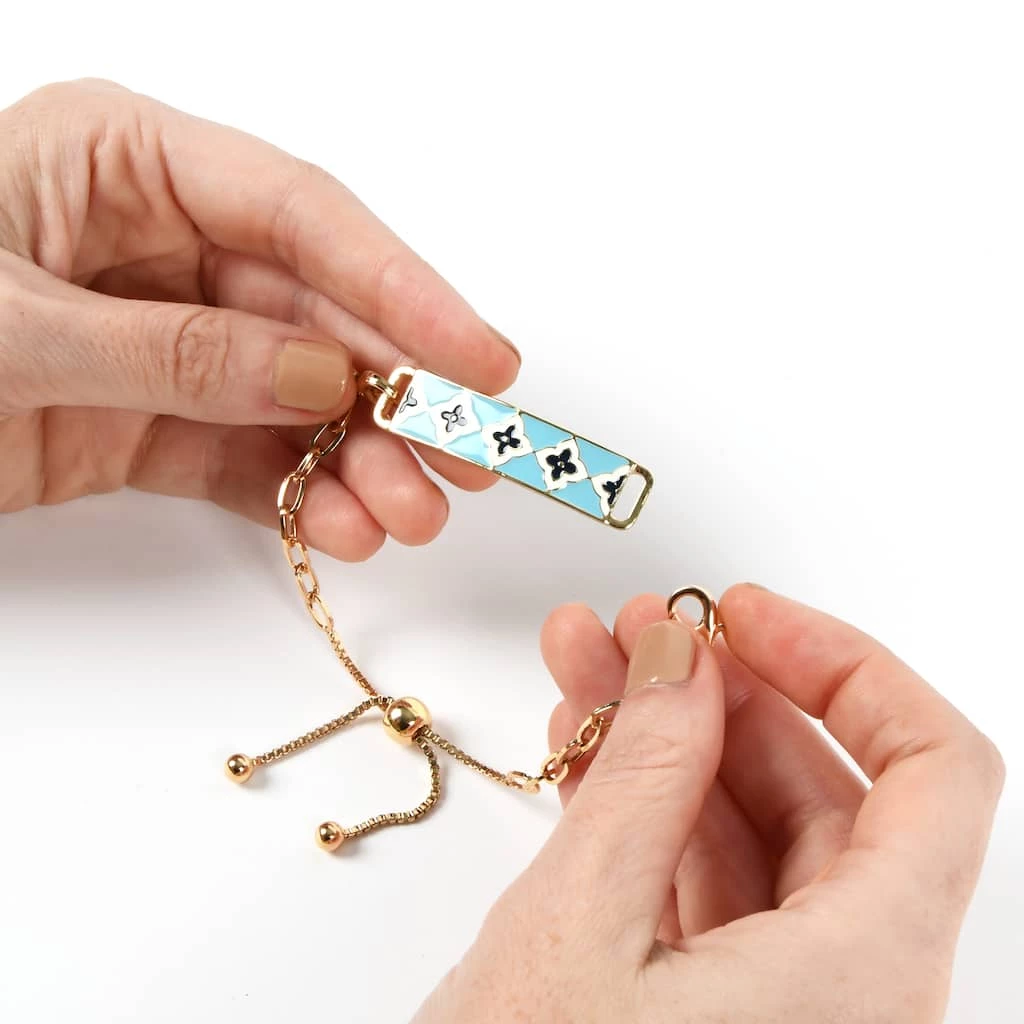 Deals 🌟 Connected Blue Tile Metal Connector by Bead Landing™ 🎁 5 Deals 🌟 Connected Blue Tile Metal Connector by Bead Landing™ 🎁 - Image 3