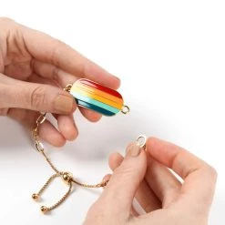 Promo ⭐ Connected Rainbow Metal Connector by Bead Landing™ ⌛ 8 Promo ⭐ Connected Rainbow Metal Connector by Bead Landing™ ⌛ -Deals Bead Landing Store 10681653 3