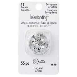 Promo ❤️ Crystal Radiance SS16 Crystal Flatback European Crystals by Bead Landing™, 55ct. 😀 -Deals Bead Landing Store 10682697 30