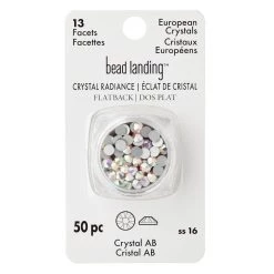 Budget 🛒 Crystal Radiance SS16 Crystal AB Flatback European Crystals by Bead Landing™, 50ct. ⭐ -Deals Bead Landing Store 10682702 30