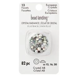 Flash Sale 🛒 Crystal Radiance Crystal AB Mix Flatback European Crystals by Bead Landing™ 🎉 -Deals Bead Landing Store 10682706 30