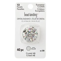 Outlet 🔥 Crystal Radiance SS20 Flatback European Crystals by Bead Landing™, 40ct. 😍 -Deals Bead Landing Store 10682711 30