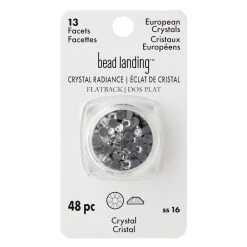Best Pirce 🧨 Crystal Radiance SS16 Crystal Flatback European Crystals by Bead Landing™, 48ct. ⭐ -Deals Bead Landing Store 10682729 30