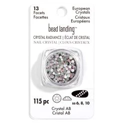 Budget 😍 Crystal Radiance Crystal AB Nail European Crystals by Bead Landing™, 115ct. 🔥 -Deals Bead Landing Store 10682730 1