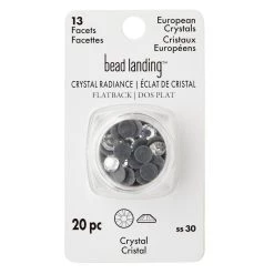 Flash Sale 🔔 Crystal Radiance SS30 Crystal Flatback European Crystals by Bead Landing™, 20ct. ✨ -Deals Bead Landing Store 10682735 30