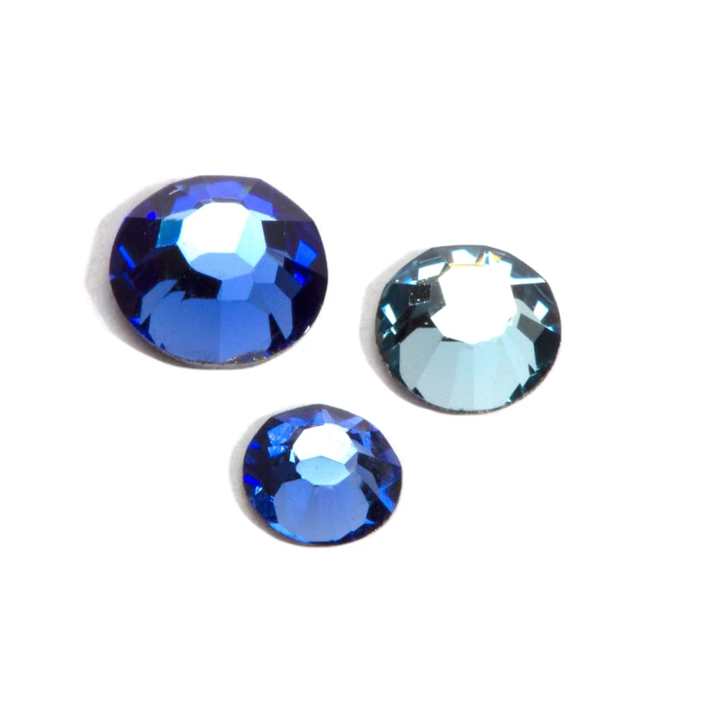 Outlet 🥰 Crystal Radiance Sapphire & Aquamarine Nail European Crystals by Bead Landing™, 122ct. 😀 3 Outlet 🥰 Crystal Radiance Sapphire & Aquamarine Nail European Crystals by Bead Landing™, 122ct. 😀